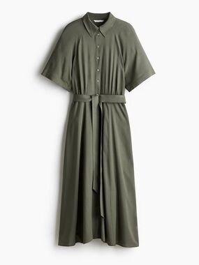 H&M | Dresses | Hm Xl White Cotton Kaftan Dress With Embroidered Detail |  Poshmark